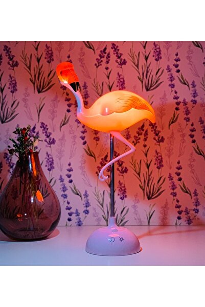Çılgıntrend Flamingo Masa Lambası Şarjlı Büyük Boy