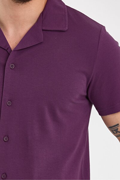 UOMOPARK Πουκάμισο 2640 Ottoman Comfort Fit Relaxed Cut με γιακά