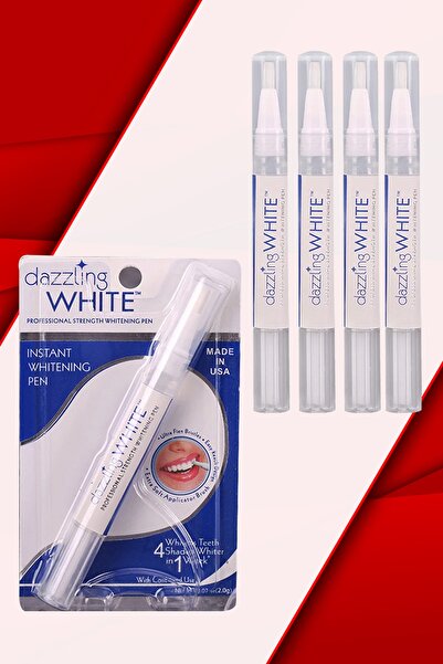 xolo 4 Adet Dazzling White Diş Temizleme Kalemi Diş Silgisi Acil Diş Kalemi