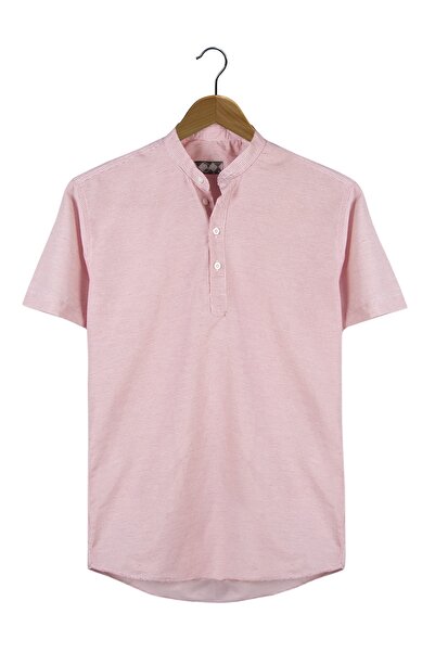 Terapi Men Cămașă roșie pentru bărbați, cu guler în picioare, în carouri, cu ...