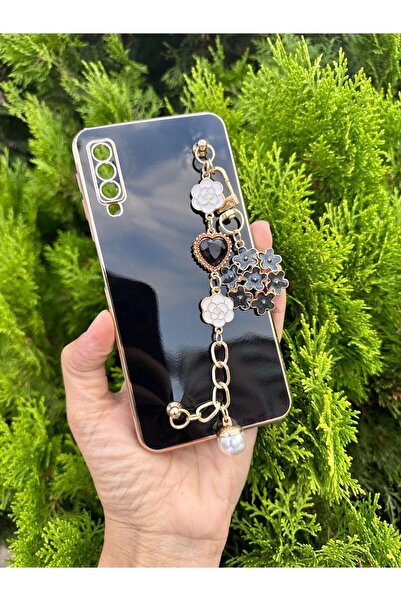 Aksesuarda Moda حافظة لامعة مقطوعة بالليزر ومتوافقة مع هاتف Samsung A7 2018