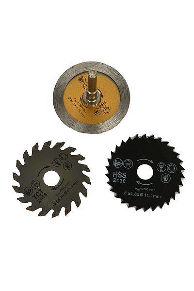MertTools Mini Chainsaw Set - 3 Pieces Wood, Metal and Stone