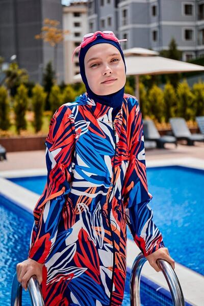 Riva Mera Costum de baie hijab cu model complet acoperit R2307