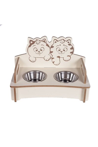 Patihomes Pati Homes Steel Bowl Cat Food and Water Bowl