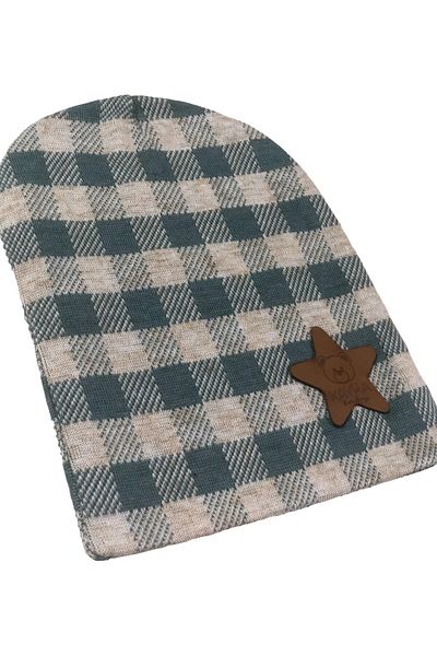KAYRA KİDSS Double Layer Cotton Combed Knitwear Knitted Baby Kids Beanie with Hidden Inseam