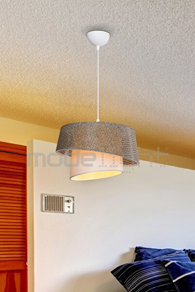 Modelight LİMA ARTI DESENLİ KAHVE/KREM SARKIT SALON-OTURMA ODASI-ÇOCUK ODASI-YEMEK-YATAK ODASI--ANTRE-MUTFAK