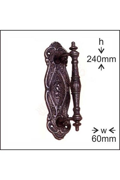 TNÇR ANTIQUE BRONZE PULL ARM A-37