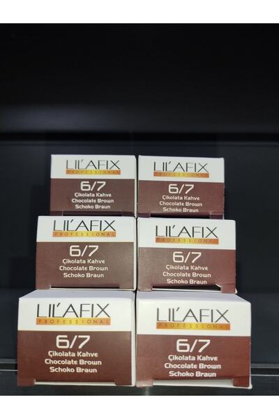 Lilafix Saç Boyası 6.7 Çikolata Kahve 60mlx6 adet.,SAÇBOYASI1080015