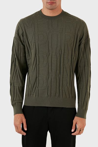 Emporio Armani Khaki Men Sweaters Cardigans Styles Prices