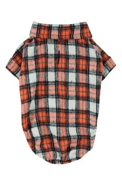 Aşkın Parti Evi Dog Orange Lumberjack Shirt