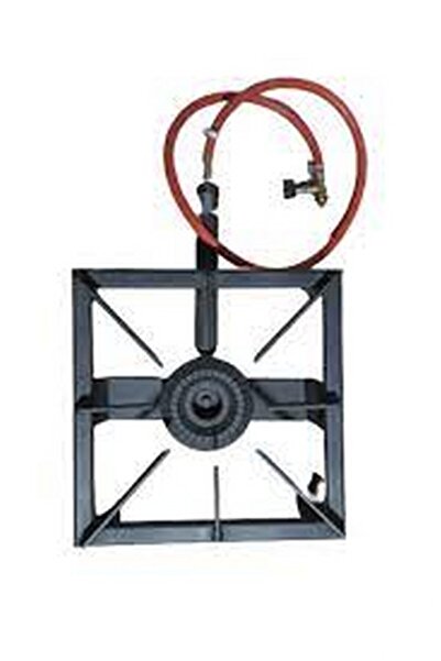 hasüçel Canavar Aşçı Ocağı 33*33 Cm Set (balık - Aşure ) 1,5 Metre Hortum 2 Kelepçe 1 Küçük Tüp Musluğu