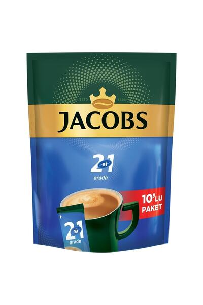 Jacobs 2 Sİ 1 ARADA KAHVE 10 LU PAKET