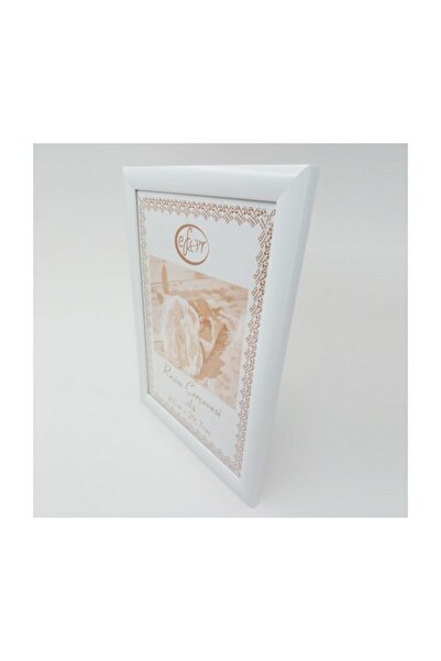 MARMARA SANAT DEKORATİF TABLO & ÇERÇEVE Cadru A4 cu sticlă mată 22 mm alb