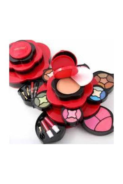 Rose 21 Parça 0rta Boy Açılır Kapanır Gül Model Makyaj Seti