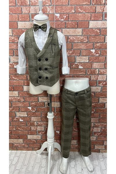 HAYTA Vest Suit Shirt and Bow Tie Set 5years-14years Almira