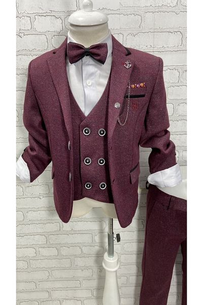 HAYTA Suit Vest Shirt Set 5years-10years Lotus