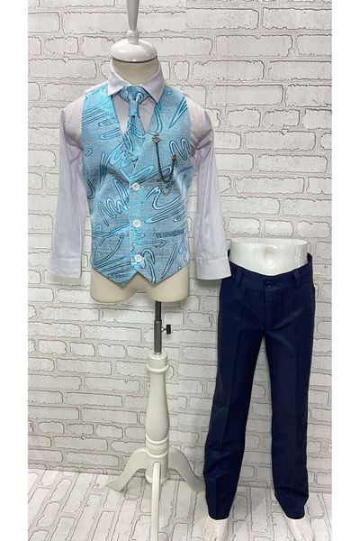 HAYTA Vest Suit Shirt Set 5years-10years