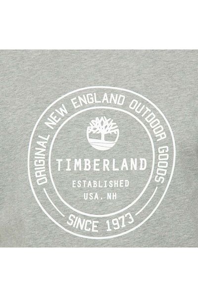 Timberland Ανδρικό γκρι μπλουζάκι Ss Brand Carrier Tee Regular Tb0a6gf50521