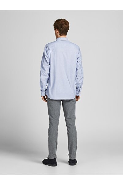 Jack & Jones Домашня сорочка з довгими рукавами OXFORD GÖMLEK, комір на ґудзиках