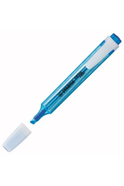 Stabilo Stabilo Swing Cool Blue Color Highlighter Pen 10-Pieces