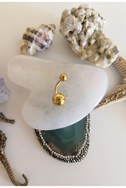 Bylin %100 Cerrahi Çelik Göbek Piercing - Bar Uzunluğu 8 mm - 1 adet