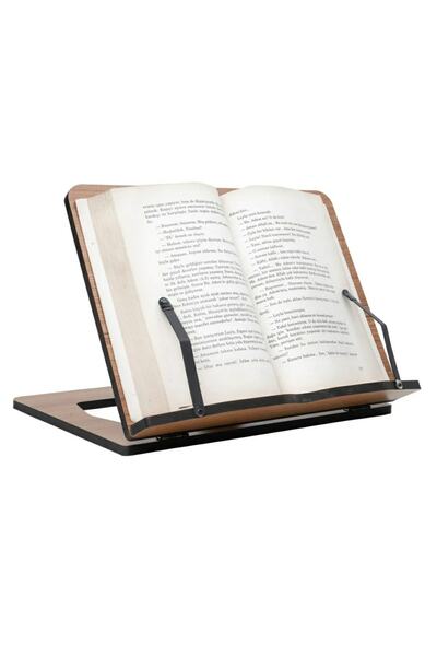 hü ma tasarım ve aksesuar Ahşap Tablet Telefon Tutucu Ayarlanabilir Kitap Okuma Sehpası Standı Rahle