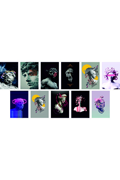 TELLGRAF Sculpture Themed Postcard Set (11 pieces of 10x15 cm)