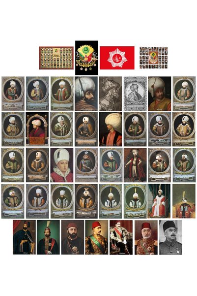 TELLGRAF Sultans Themed Postcard Set (10x15 cm 43 pieces)