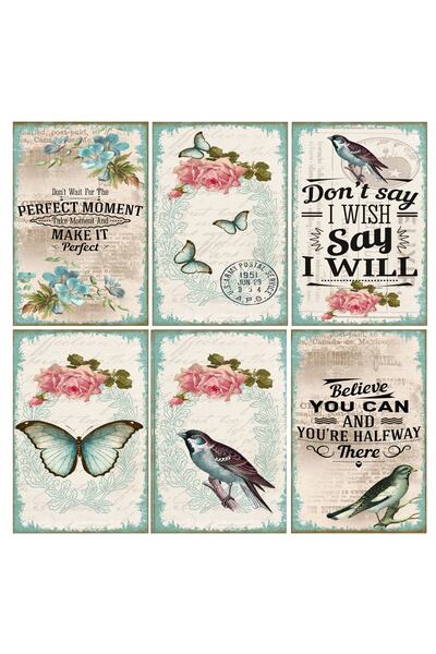 TELLGRAF مجموعة بطاقات بريدية تحت عنوان (6 قطع مقاس 10x15 سم)