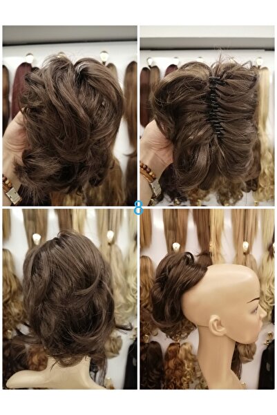 DENİZ Kıskaç tokalı topuz saçlar