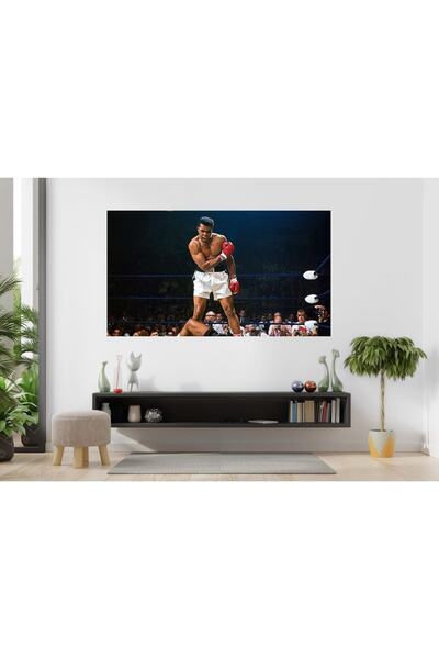 HDART Soyut Modern Muhammet Ali Meşhur Fotosu Duvar Kanvas Tablosu Tablo Tabl...