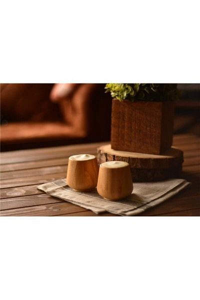 Bambum Gento Set of 2 Bamboo Glasses 100 ml