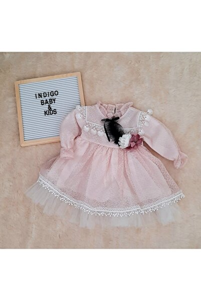 KALINKA Bebek Çocuk Kız Doğum Günü Elbisesi Yılbaşi Elbisesi