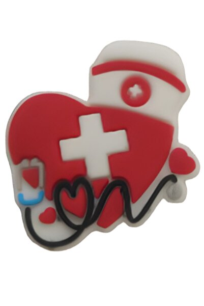 Crocs Terlik Süsü Sağlık Kalp/Sağlık Kalp Jibbitz /Kalp Charm /terlik Aksesuarı