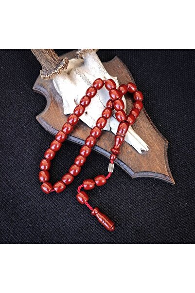 Vip Kehribar مسبحة صلاة من العنبر ذات اللون الكرزي القديم