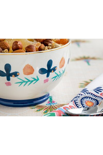 English Home Love Lurve New Bone China Kase 500 ml Açık Mavi - Pembe