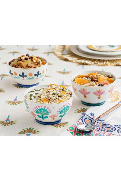 English Home Love Lurve New Bone China Kase 500 ml Açık Mavi - Pembe