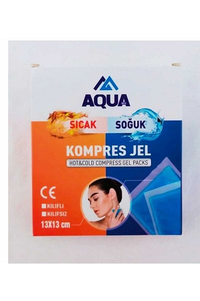 Aqua جل ضاغط ساخن وبارد 13*13 سم