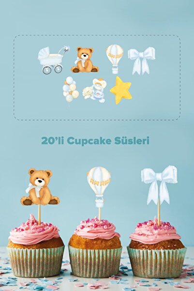 eddadijital Cupcake Pasta Süsü
