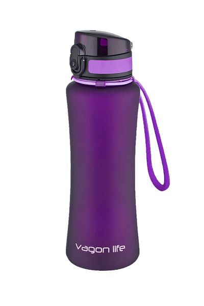 Vagonlife 550 ml Tritan Silicone Water Bottle with Carrying Strap