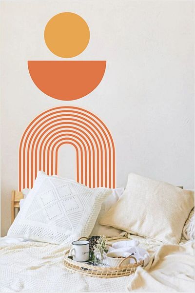 Piksel Grafik Geometric Bohemian Wall Sticker