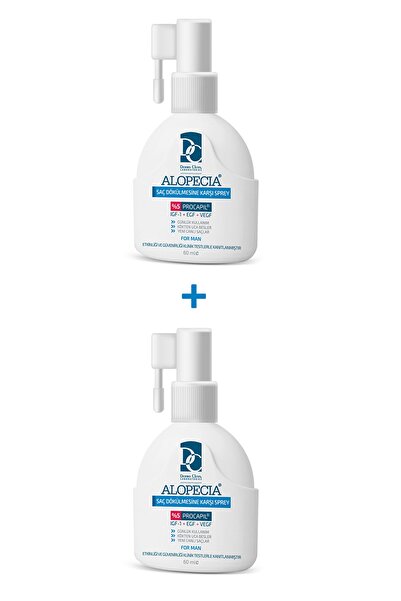 Alopecia Procapil Ve Igf Içerikli Saç Dökülmesine Karşı Erkek Saç Sprey (SERUM) 60 ml - 2'li Set