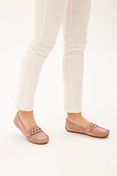 Tamer Tanca Γυναικεία παπούτσια οδήγησης από γνήσιο δέρμα 880 3004 Byn Ayk Y22