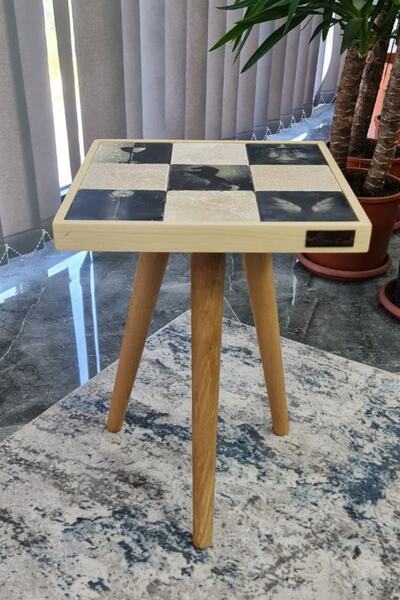 bluecape ŞAH MAT 32X32CM TAŞ SEHPA