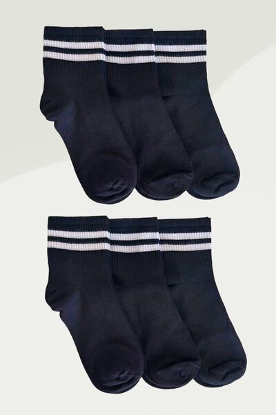 Ollero 6 ζευγάρια γυναικείες κάλτσες μπαμπού χωρίς ραφές Half Conch College