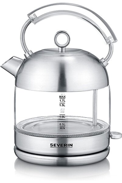 Severin Evrekala Shop Özel Cam Kettle Severin Su Isıtıcı Retro 2400 Watt Vintage Seri