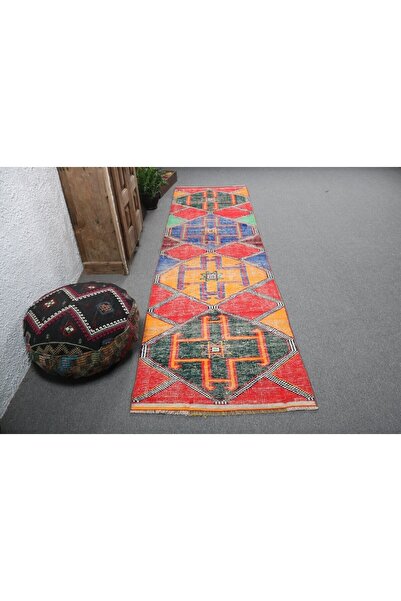 Kayra Export Koridor Halı, 92x338 cm Yolluk Halı, Nostaljik Halı, Koridor Hal...
