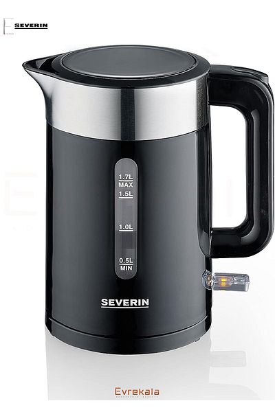 Severin Evrekala Shop Black Kettle Severin Black Kettle Inox