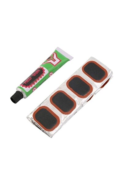 Genel Markalar 24lü Lastik Yaması Kiti Soğuk Yapıştırıcısı Seti Bisiklet Araba Teker Tamir Yaması