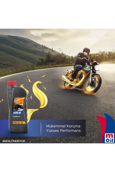 Moil Eolo Super 4t 15w - 40 Motor Yağı 1 Lt ( Üretim Yılı : 2021 )